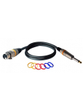 RCL30381 D6 F - Microphone Cable - XLR (f) / TS Jack (1m), зображення 2