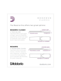 Reserve Classic Bb Clarinet #3.0 - 10 Box, зображення 2