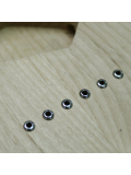 HS014 CR GUITAR TOP MOUNTING STRING FERRULE (CHROME), зображення 3