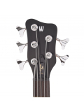 Teambuilt Pro Series Corvette Bubinga, 5-String, Active (Natural Transparent Satin), зображення 5