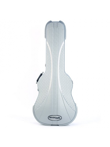 RC ABS 10509S Premium Line - Acoustic Guitar ABS Case, curved - Silver, зображення 2