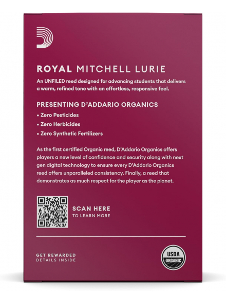 Royal Mitchell Lurie Organic - Bb Clarinet #2.0 - 10 Pack, зображення 3