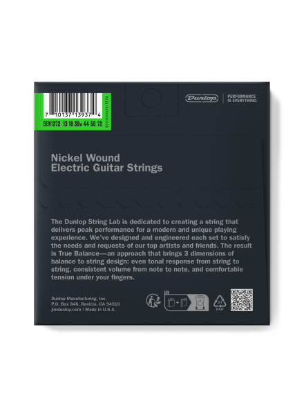 DEN1372 NICKEL WOUND ELECTRIC BARITONE GUITAR STRINGS (13-72), зображення 2