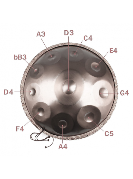 HP22I9N-Gold Eye - Handpan Drum 22", зображення 7