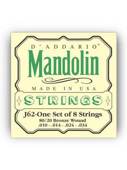 J62 MANDOLIN 80/20 BRONZE LIGHT 10-34, зображення 1
