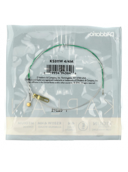 KAPLAN VIOLIN Non-Whistling Aluminum Wound E String 4/4 Scale Medium Tension, зображення 3
