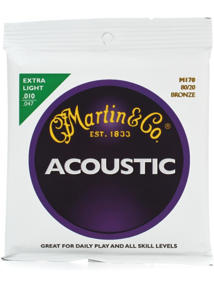 M170X Traditional Acoustic 80/20 Bronze Extra Light (10-47), зображення 1