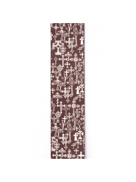 50ALP02 ALCHEMY PLANET LOCK GUITAR STRAP - Gothic Cross, зображення 2