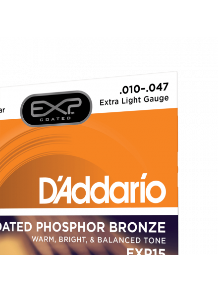 EXP15 EXP COATED PHOSPHOR BRONZE EXTRA LIGHT (10-47), зображення 4