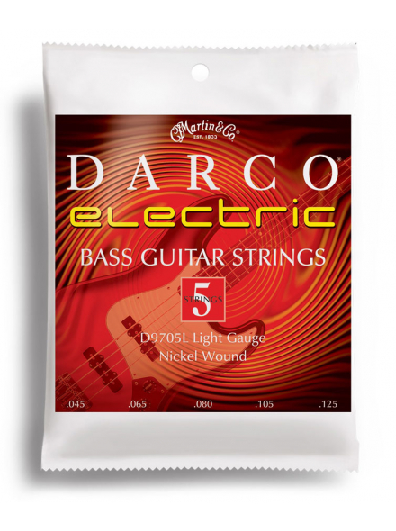 D9705L DARCO Electric 5-String Bass Light (45-125), зображення 1