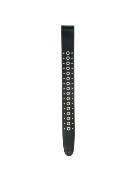 PW25LGS02 Metal Metal Collection Leather Guitar Strap, Grommet 1, зображення 3