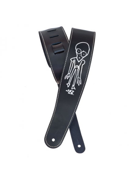 PW25LS-JS2 Joe Satriani Leather Guitar Strap, Grey Man, зображення 1