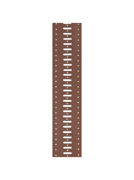 PW25PRF07 Vented Leather Guitar Strap, Brown Studs, зображення 2