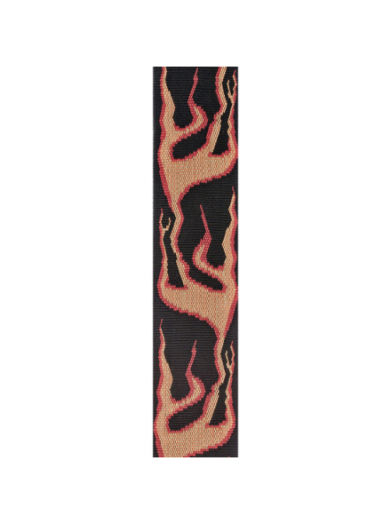 PW50F01 Woven Guitar Strap, Fluid Flames, зображення 2
