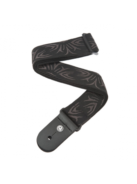 PW50F078 Woven Guitar Strap, Black/Gray Tattoo, зображення 1