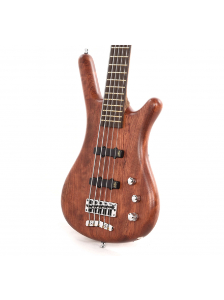 Teambuilt Pro Series Corvette Bubinga, 5-String, Active (Natural Transparent Satin), зображення 2