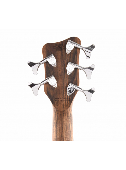 Teambuilt Pro Series Corvette Bubinga, 5-String, Active (Natural Transparent Satin), зображення 6