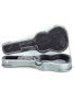 RC ABS 10509S Premium Line - Acoustic Guitar ABS Case, curved - Silver, зображення 4
