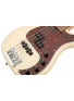 MetroLine 21-Fret Hybrid P/J Bass, Alder, 5-String (Solid Olympic White High Polish), зображення 6