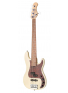 MetroLine 21-Fret Hybrid P/J Bass, Alder, 5-String (Solid Olympic White High Polish), зображення 8