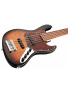 MetroLine 21-Fret Vintage J/J Bass, Alder, 5-String ('59 Burst Transparent High Polish), зображення 2