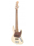 MetroLine 21-Fret Vintage J/J Bass, Alder, 5-String (Solid Olympic White High Polish), зображення 3
