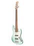 MetroLine 21-Fret Vintage J/J Bass, Alder, 5-String (Solid Sage Green Metallic Satin), зображення 6
