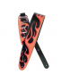 PW25LHR04 Hot Rod Collection Leather Guitar Strap, Flame, зображення 1 | JAM PW25LHR04 Hot Rod Collection Leather Guitar Strap, Flame, зображення 1