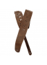 PW25PRF02 Vented Leather Guitar Strap, Brown Diamonds, зображення 1