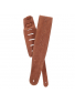 PW25PRF04 Vented Leather Guitar Strap, Camel Suede Rosette, зображення 1 | JAM PW25PRF04 Vented Leather Guitar Strap, Camel Suede Rosette, зображення 1