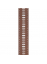 PW25PRF07 Vented Leather Guitar Strap, Brown Studs, зображення 2 | JAM PW25PRF07 Vented Leather Guitar Strap, Brown Studs, зображення 2