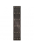 PW25VNRR00DX Blasted Leather Guitar Strap, Black with Brass Rivets, зображення 2