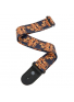 PW50LT01 Lethal Threat Guitar Strap, Flaming Skulls, зображення 1 | JAM PW50LT01 Lethal Threat Guitar Strap, Flaming Skulls, зображення 1