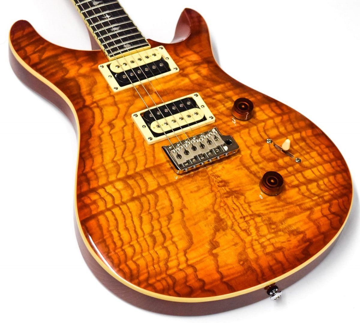 極美品　PRS Custom SE24 Exotic Burled Ash PRS SE Custom24 Burled Ash Natural 限定モデル ポールリード
