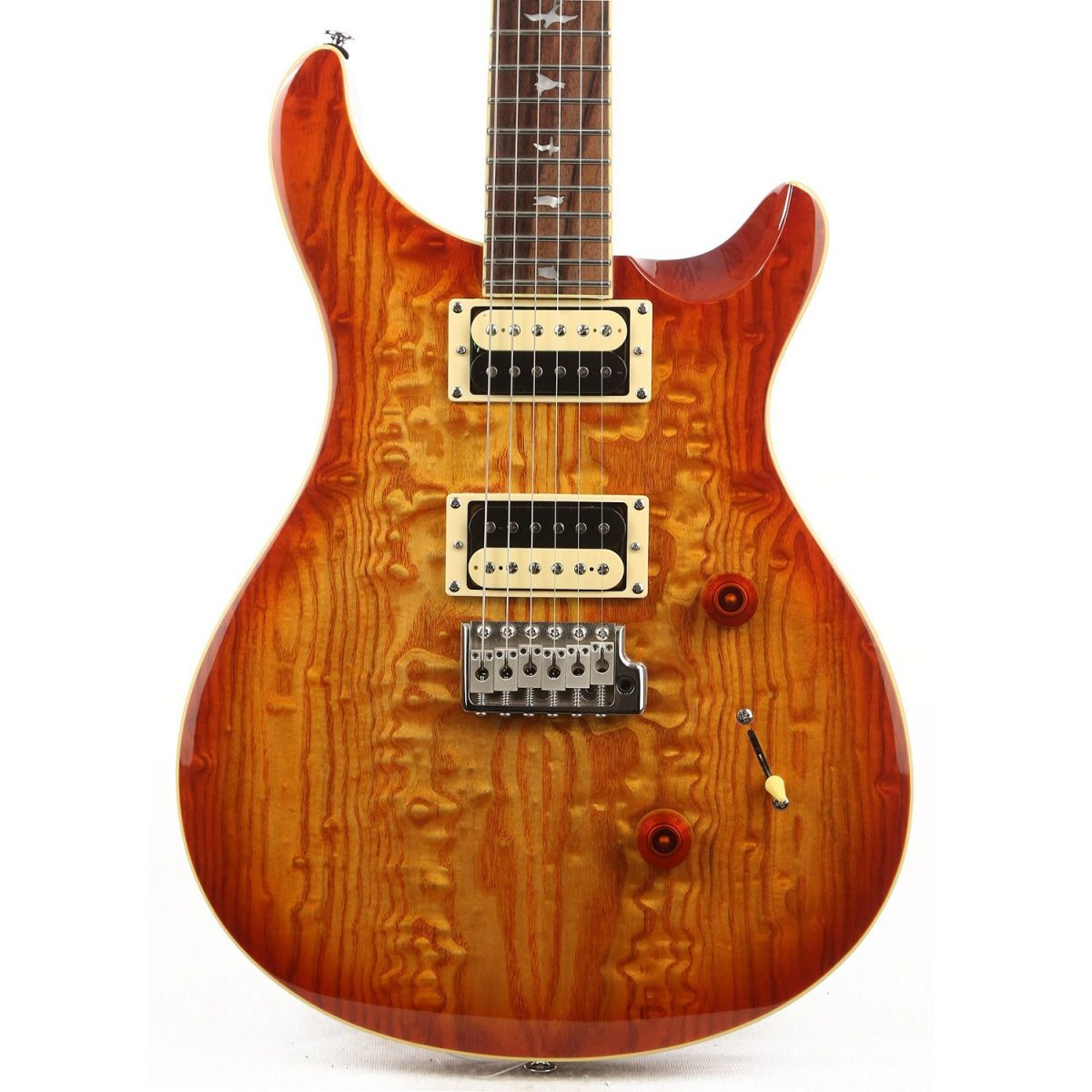 極美品　PRS Custom SE24 Exotic Burled Ash PRS SE Custom24 Burled Ash Natural 限定モデル ポールリード