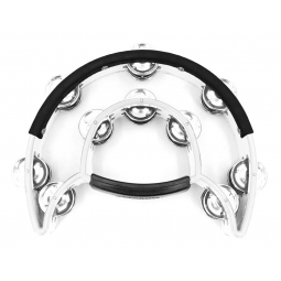 818N/P Power-2 Tambourine w/Protecting Trim (White), зображення 1 | JAM 818N/P Power-2 Tambourine w/Protecting Trim (White), зображення 1