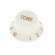 Paxphil KPT15 STRAT TONE KNOB (WHITE), зображення 1