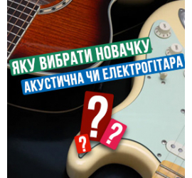 Акустична гітара чи електрогітара: яку вибрати новачку, зображення 1
